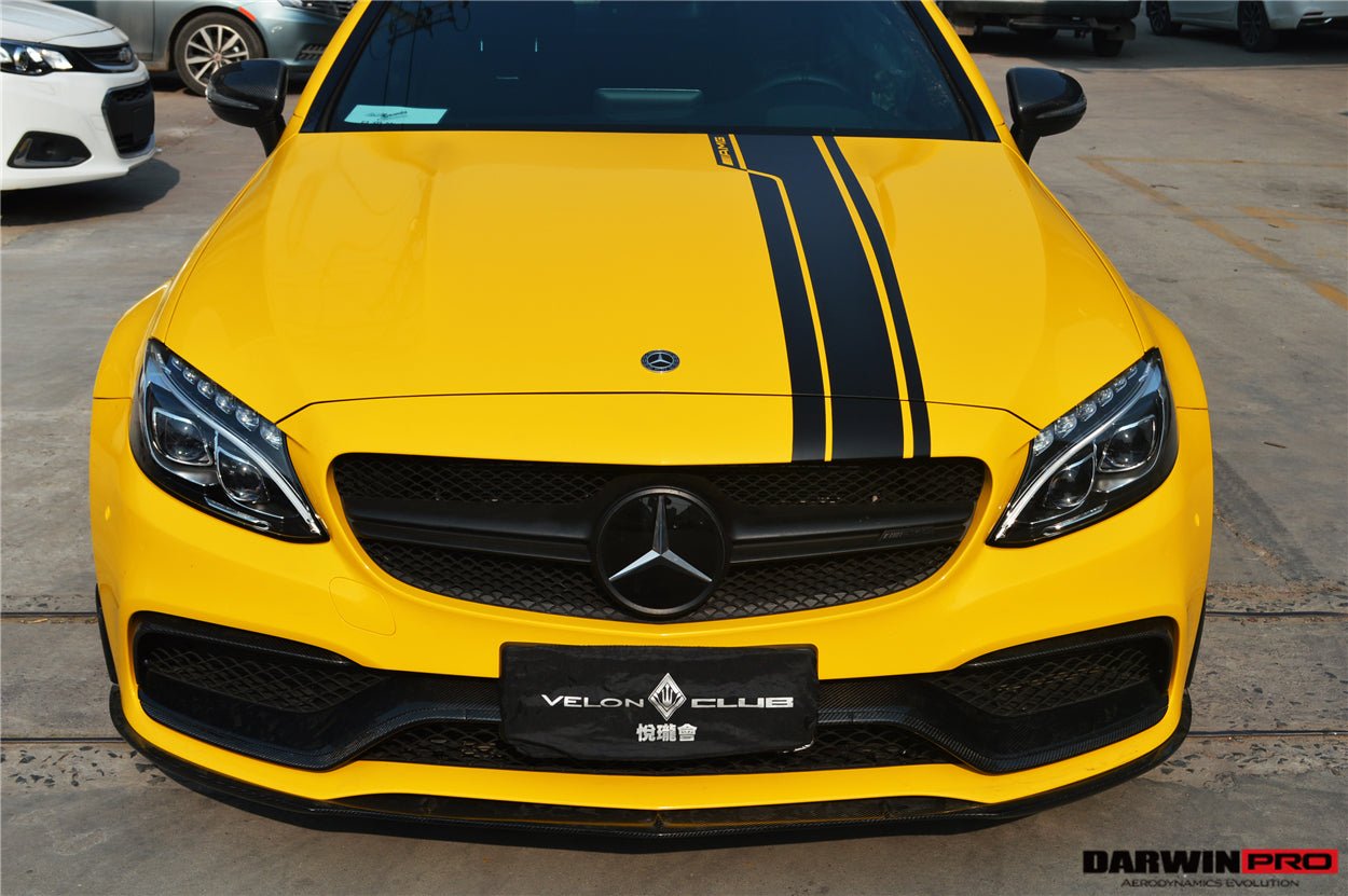 2015 - 2021 Mercedes Benz W205 C63&S AMG Carbon Fiber Front Canards